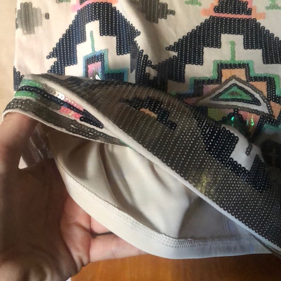 NWT Express sequin elastic skirt NWT - Picture 4 of 10